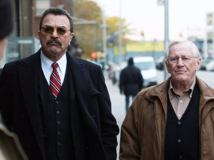 "Blue Bloods" father-and-son duo Tom Selleck and Len Cariou have an age difference of just six years.