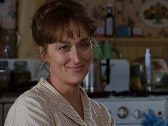 She starred as Francesca Johnson in "The Bridges of Madison County" (1995).