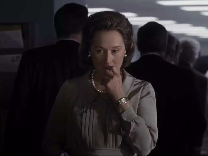 In "The Post" (2018), she portrayed newspaper publisher Kay Graham.