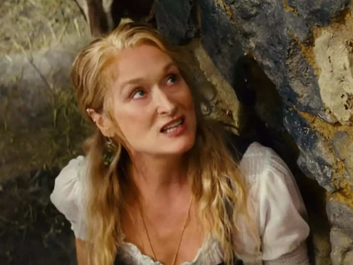 Streep starred as Donna in the movie musical "Mamma Mia" (2008).