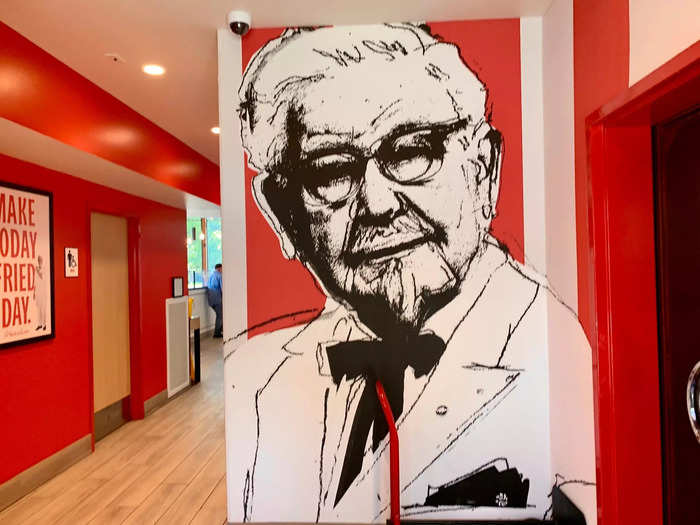 Colonel Sanders was everywhere.
