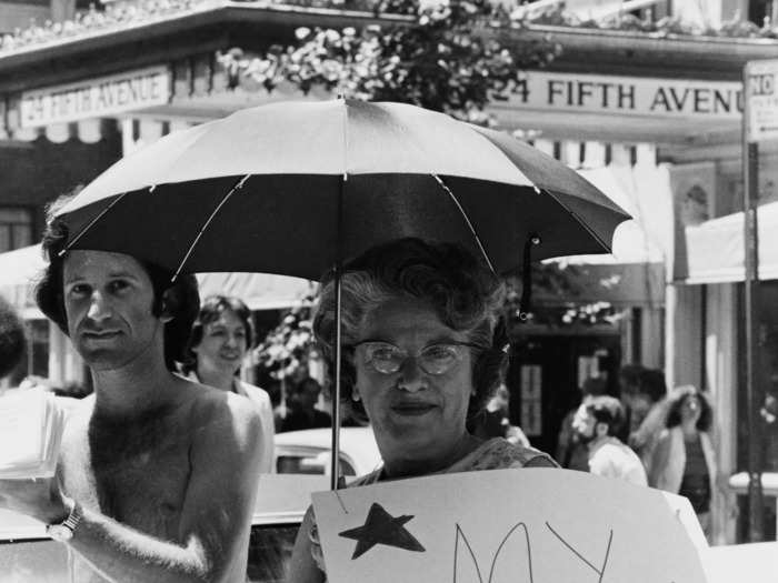 It was even common for parents of LGBTQ children to come out to the parade to support their children and show love.