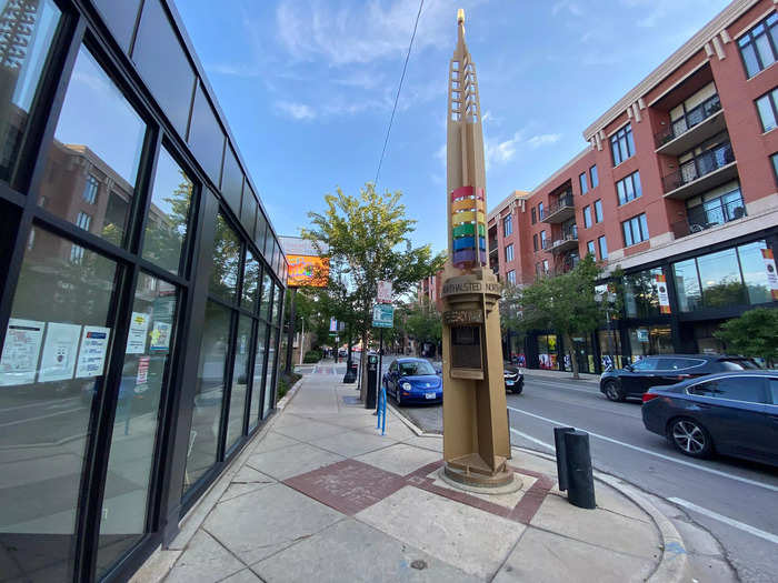 Most interestingly, Boystown has permanent monuments known as the Legacy Walk.