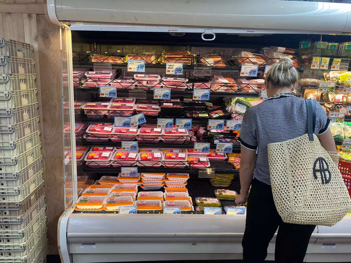 The meat section was smaller than at other Trader Joe’s locations I’ve visited. Even though the options were limited, I was still able to find the pollo asado chicken I was looking for.