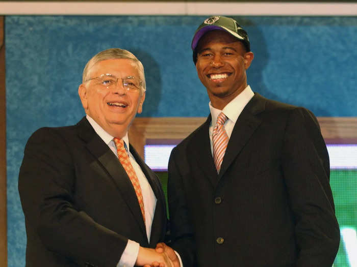 TJ Ford was picked No. 8 overall by the Milwaukee Bucks.