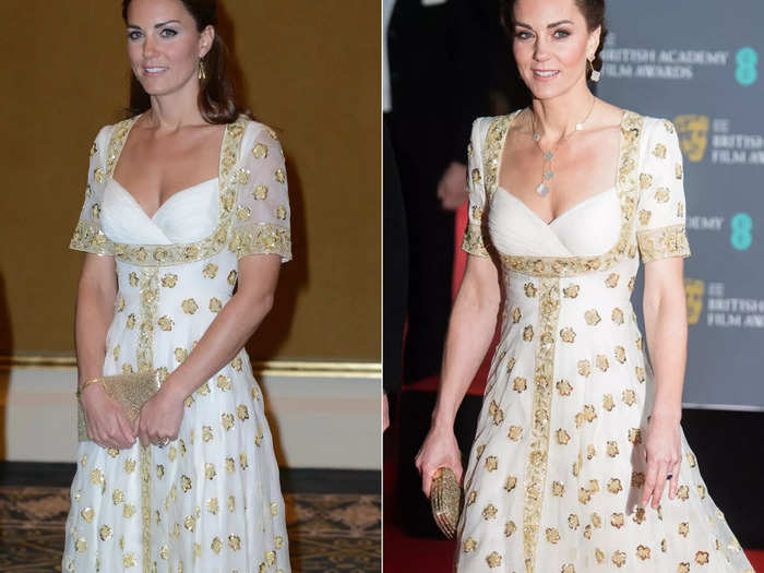 The Duchess of Cambridge made a few subtle changes to this Alexander McQueen dress.