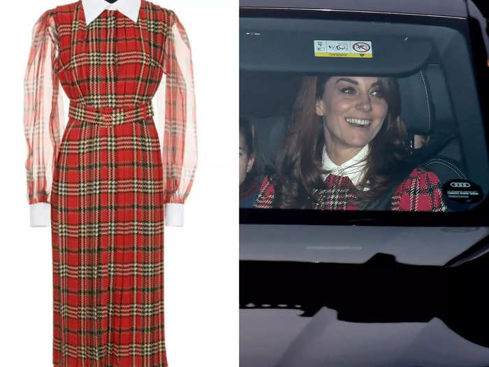 Middleton made a small alteration to the sleeves of this Emilia Wickstead dress.