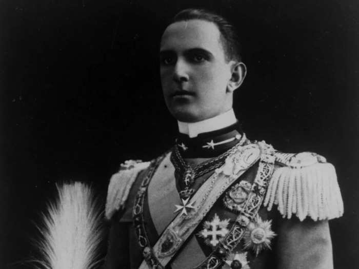 King Umberto II of Italy was married to Queen Marie-José of Belgium, but former ruler Mussolini