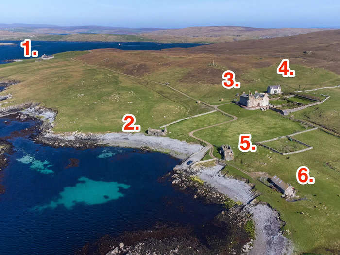 As well as the island, which is a 10-minute boat ride from mainland Shetland, whoever buys Vaila will also own various properties dotted around it, including an 18th-century watchtower.