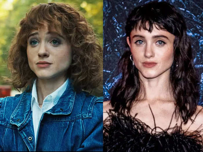 Natalia Dyer is 25, and plays high school senior Nancy Wheeler.