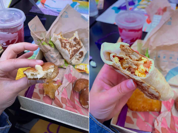 The food was true to the chain and definitely kept us in the Taco Bell mindset.