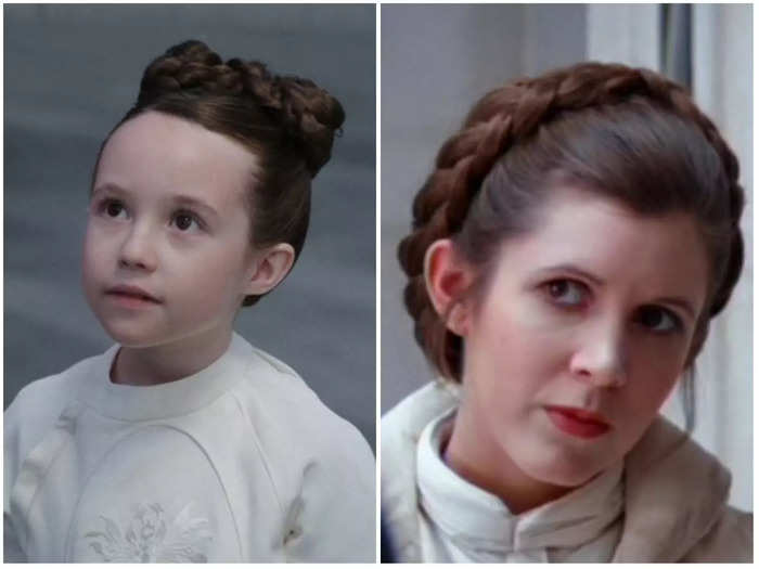 Young Leia uses decoys in "Obi-Wan Kenobi," just like her mother.