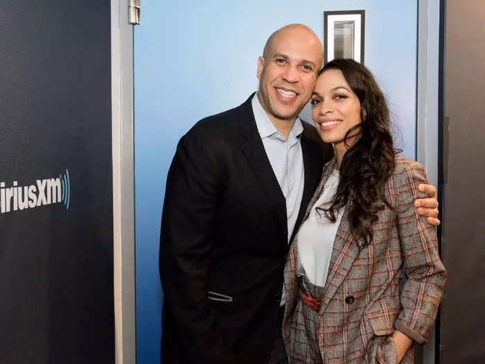 Senator Cory Booker and Rosario Dawson dated for two years.