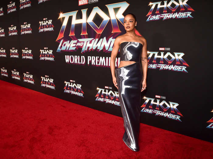Tessa Thompson plays Valkyrie the ruling king of New Asgard.