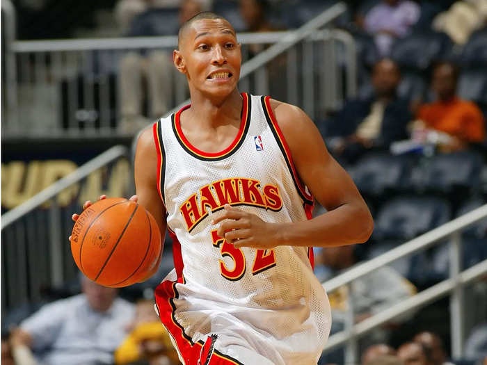 Boris Diaw was picked No. 21 overall by the Atlanta Hawks.