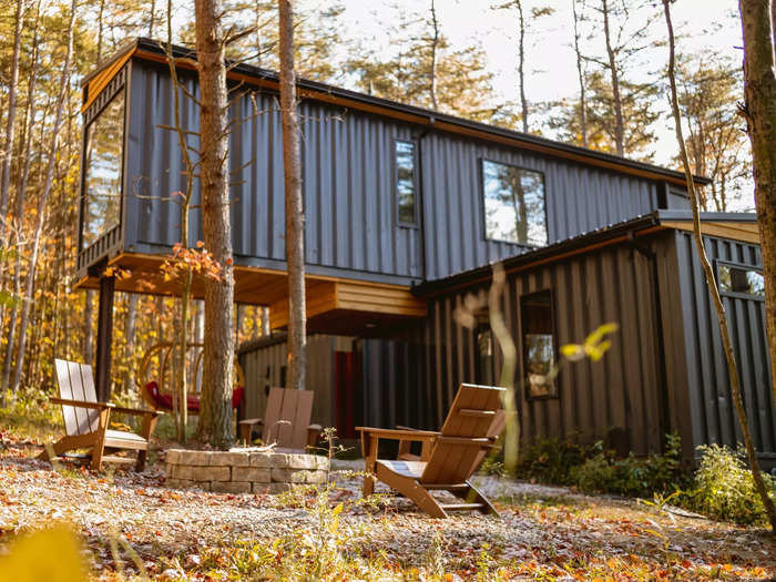 According to Seth Britt, this "unconventional" design, as far as shipping containers go, is what created the initial hype around the home.