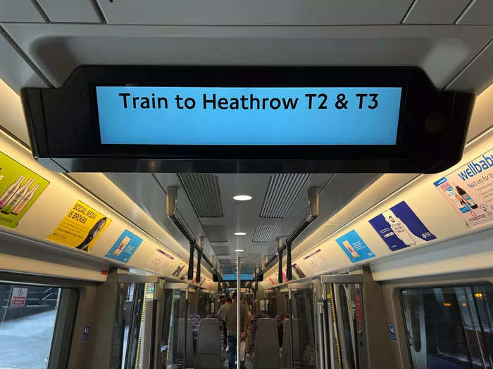 When I took the Elizabeth line it was only running to terminals 2 and 3, but I needed to go to terminal 4.