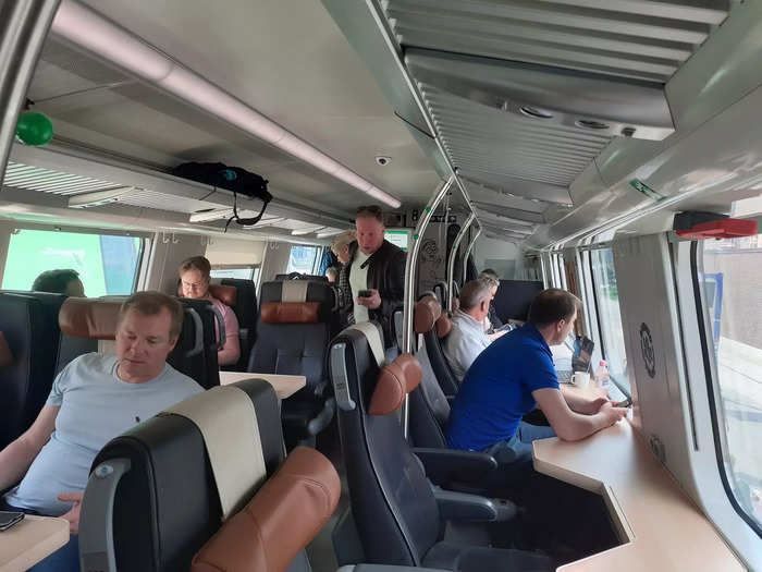 The atmosphere was definitely a little more lively than on the quiet countryside train from Pori.