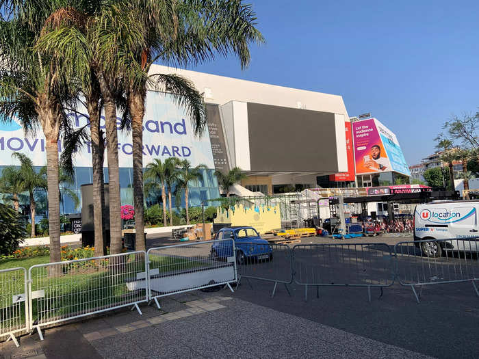 Palais de Festivals still a work in progress as it prepares for day 1 on Monday, June 20