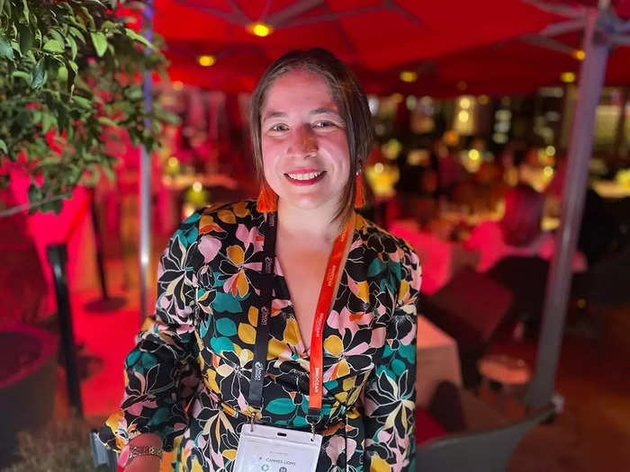 Javiera Wuth from Chile at an event during Cannes Lions 2022