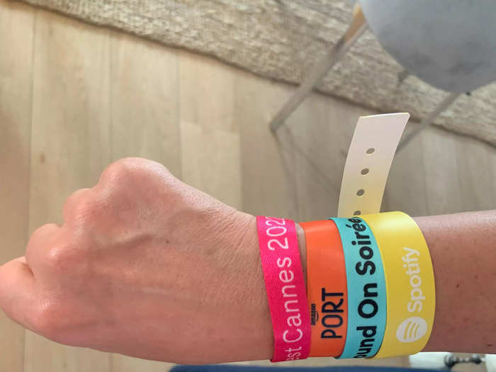 Wristbands are the currency of Cannes Lions — a wearable showcase of access to the parties and panels that everyone wants to get into