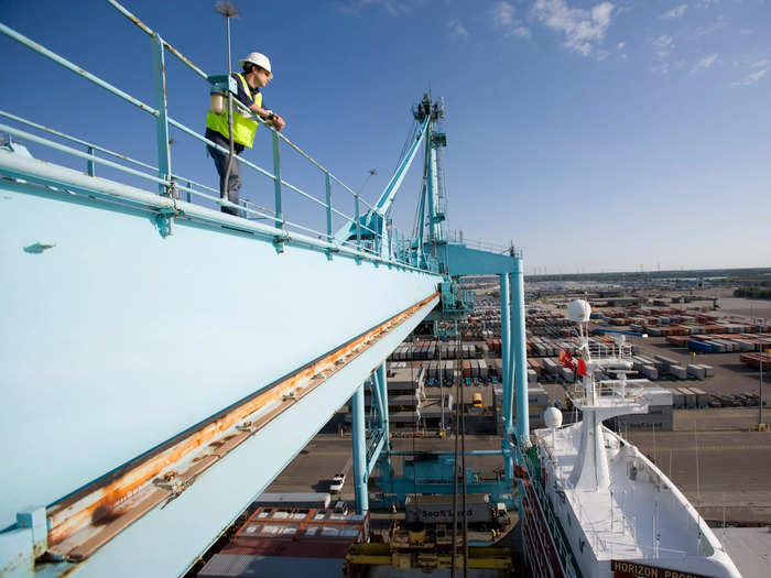 The longshoremen are some of the highest paid blue-collar workers in the US.