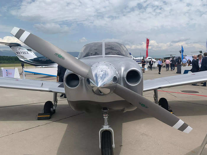 The final Piper jet I toured was the smallest of the suite on display, the Archer LX.