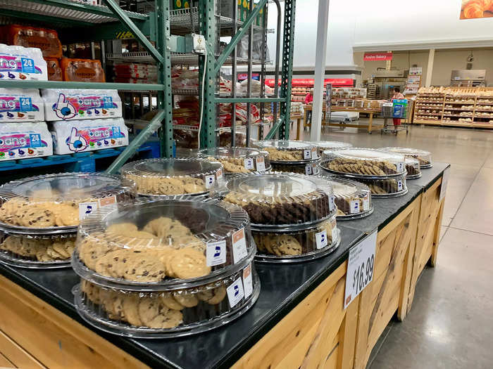 Other baked goods, like cookies, cakes, and pies, made the whole section of the store smell good.