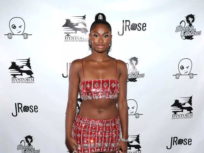 Coco Jones made the most of her BET Awards red-carpet outfit by rewearing it at Mark Pitts