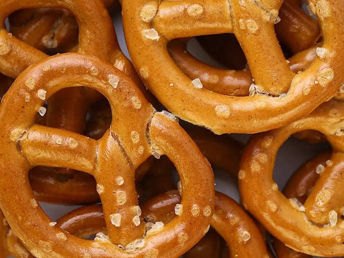 4. Pretzels: Wells Fargo found that pretzel prices have only gone up 5%.