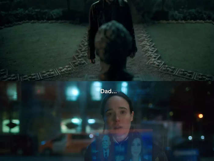 One of the last scenes of the season three finale parallels an early scene from season one.