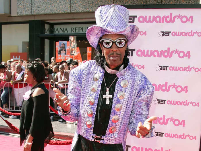 It was hard to look away from Bootsy Collins, who arrived in a purple, snakeskin suit and top hat.