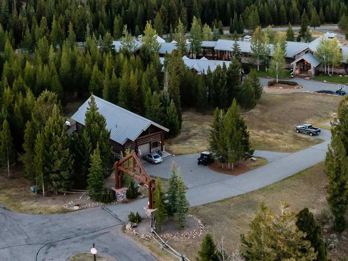 The toy barn, located by the entrance of the compound, can house four sport-utility vehicles or four-wheelers, snowmobiles, and tractors, Johnson said.