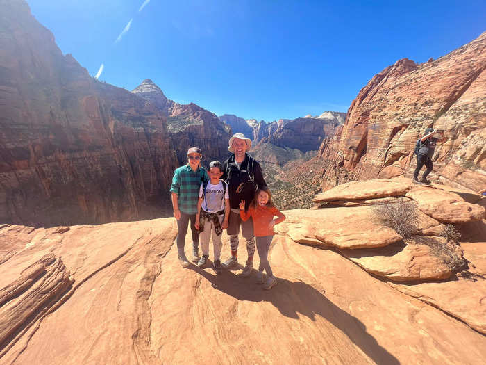 Later, we drove onto a scenic road to hike Canyon Overlook, which was my favorite.