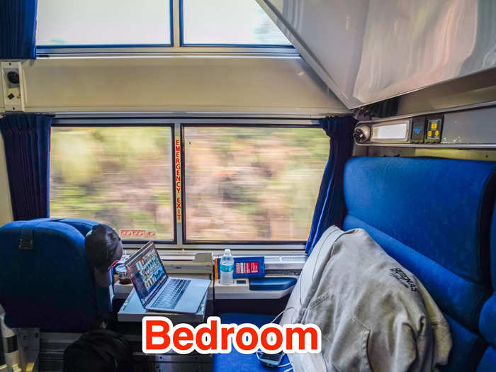 At $1,000 for a 30-hour ride, a bedroom is similar to a roomette, but is more than double the size — and price.