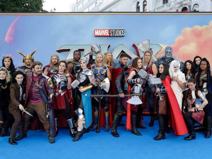 Finally, British cosplayers got their chance to shine on the blue carpet.