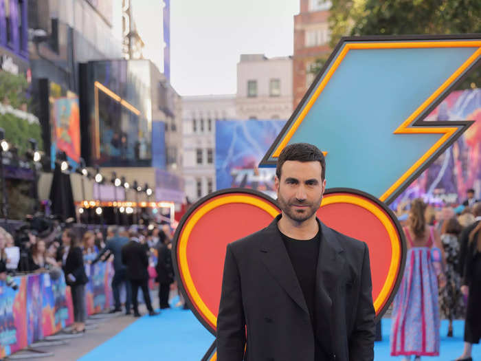 "Ted Lasso" star Brett Goldstein was one of many stars to walk the red carpet.