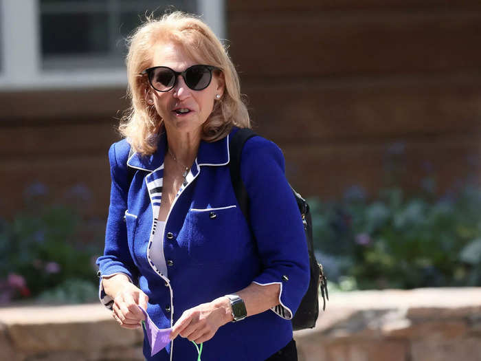 Paramount Global chair Shari Redstone arrives at Sun Valley.