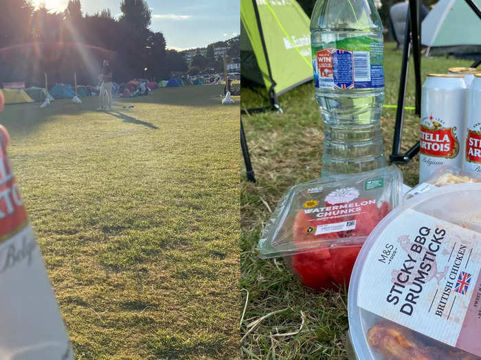 The best thing to do, however, was soak up the sunshine with a picnic.