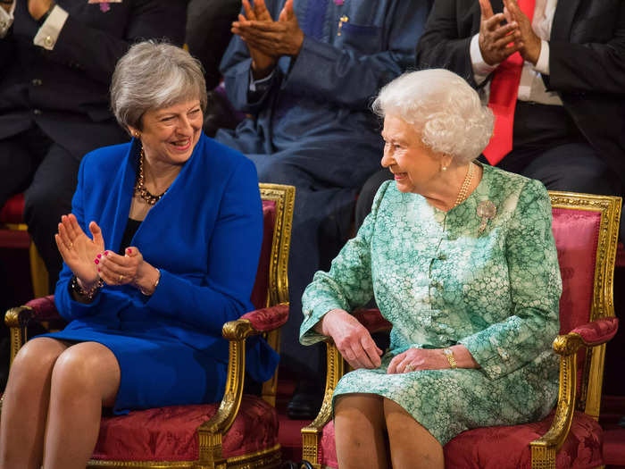 Theresa May was prime minister between 2016 and 2019, becoming the Queen