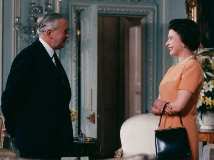 Harold Wilson was the first prime minister Queen Elizabeth worked with from a lower class.