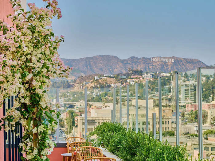 Located in the heart of Hollywood, the rooftop spot has attracted numerous stars with its Cote D