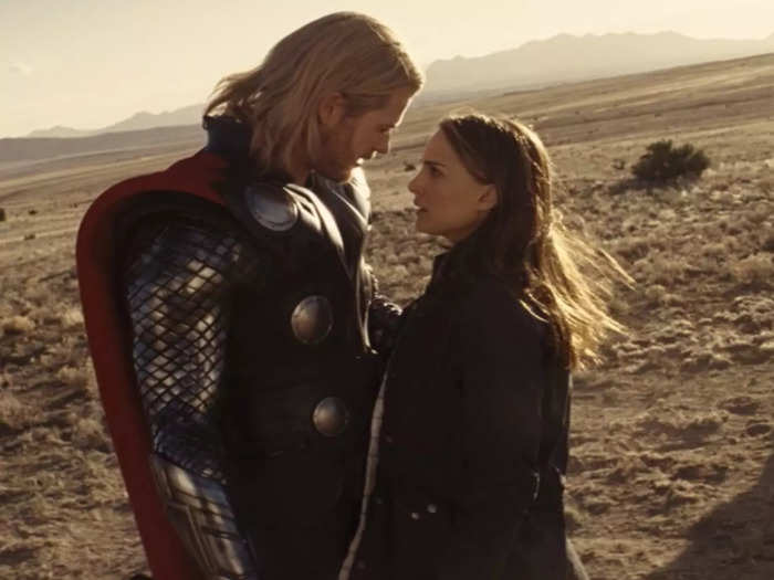 Jane telling Thor, "You better come back to me" is reminiscent of the past "Thor" films.