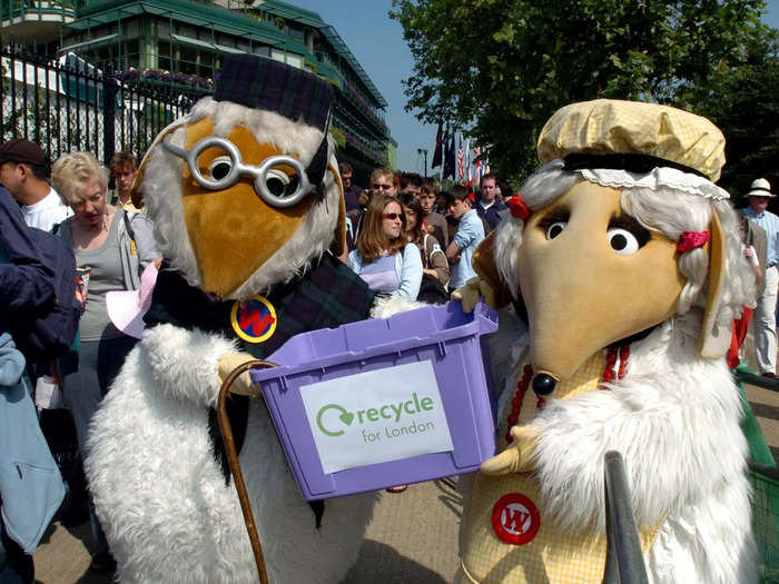 Over the years, Wimbledon has also become synonymous with the fictional characters Lara Croft and The Wombles.