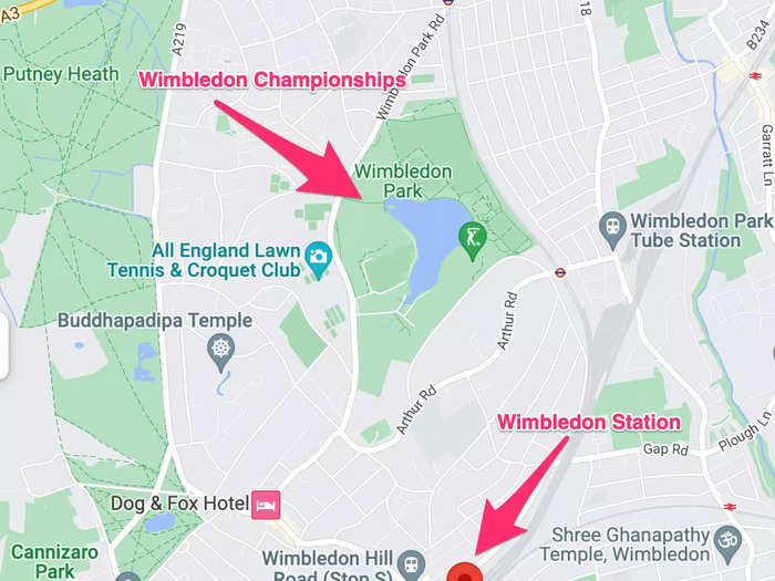 Curious to see the route and space, I took a short bus ride to the Centre Courts in Wimbledon Park.