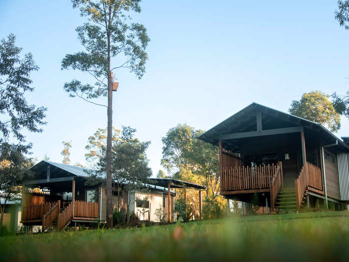 Overnight stays in the lodge take place in one of the eight rustic cabins, which are family-friendly, Terri said.