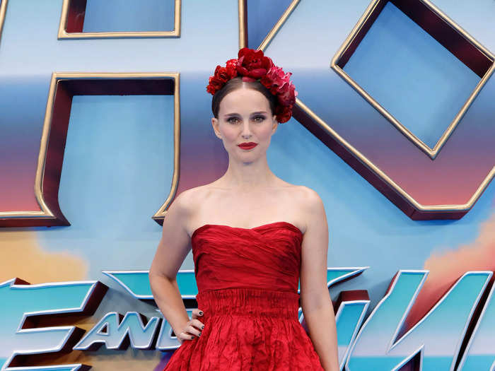 20. Portman rocked an all-red outfit to a 2022 screening of "Thor: Love and Thunder."