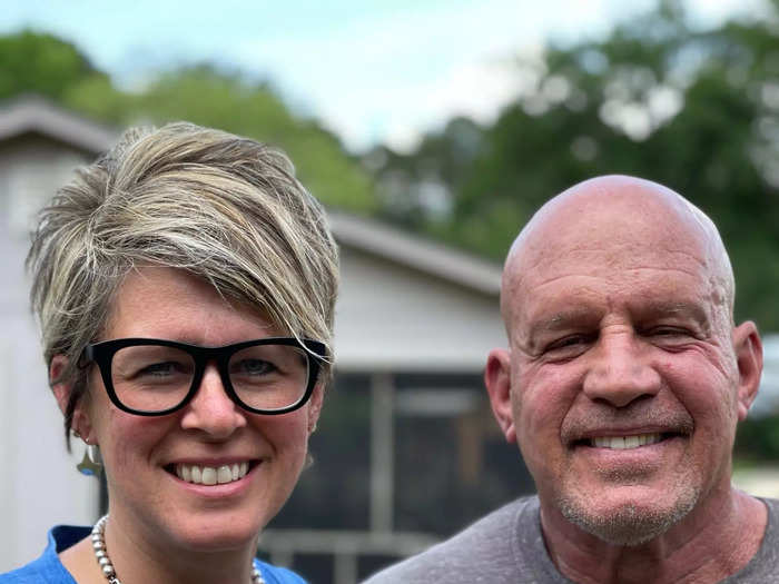 Mike and Caroline Parrish, married 16 years, own a vacation treehouse community near the Blue Ridge Mountains in North Carolina.