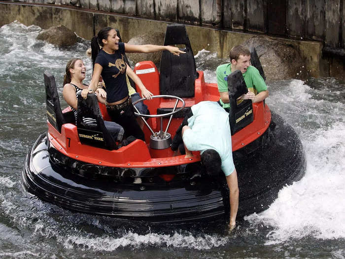 The park has many rides involving water. I wouldn