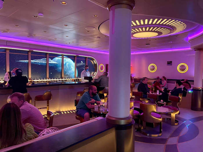 My party decided to visit the lounge on the first evening of the cruise.